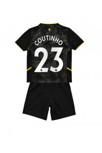 Aston Villa Philippe Coutinho #23 Babytruitje 3e tenue Kind 2022-23 Korte Mouw (+ Korte broeken)